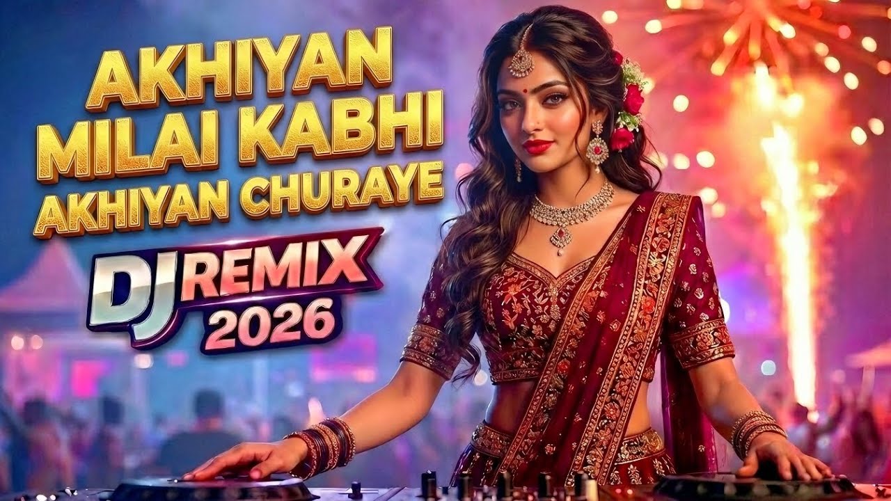 Akhiyan milai kabhi akhiyan churaye– Romantic DJ Bass Mix | Hindi  Song 2026 |  Remix dj