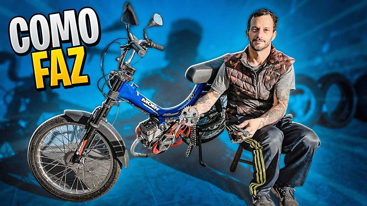 TIREI O PEDAL DE BIKE DA MOBILITE E COLOQUE EIXO RETO