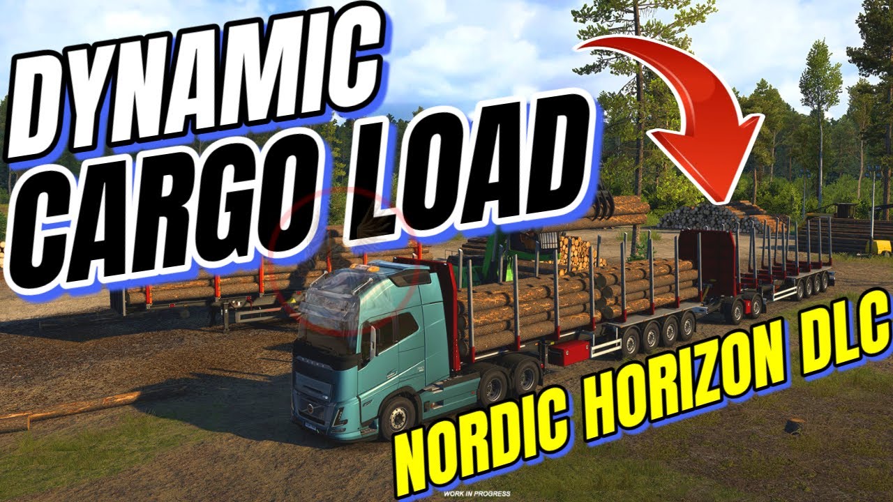 LLEGAN las CARGAS ANIMADAS a ETS2 - Noticia de Nordic Horizon DLC para Euro Truck Simulator 2
