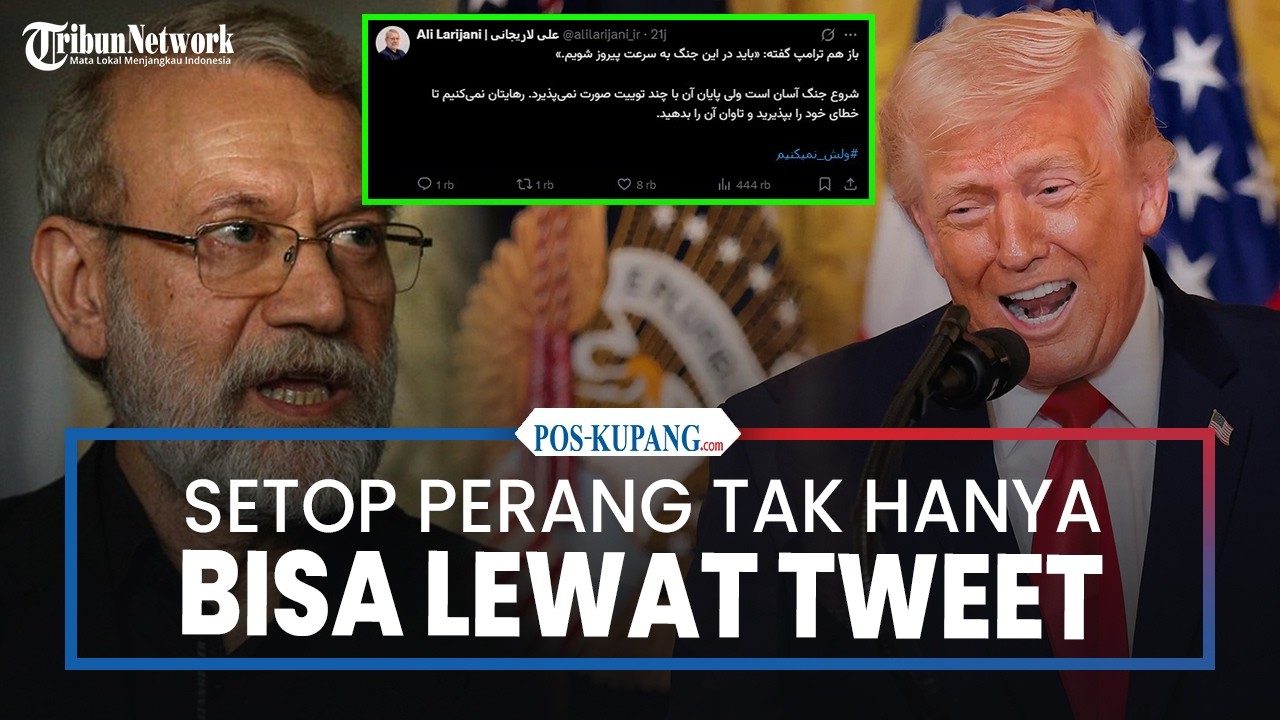 Iran Ledek Trump: Setop Perang Tak Bisa Hanya Lewat Tweet