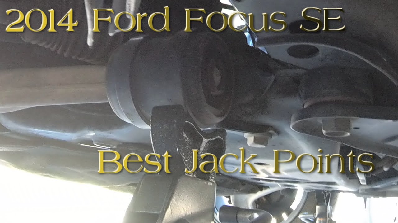 Точки крепления домкрата на Ford Focus 2014 года
