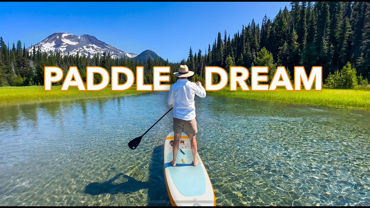 FLOATING on GLASS | Best Paddle in the West | HOSMER LAKE | Bend Oregon Adventures