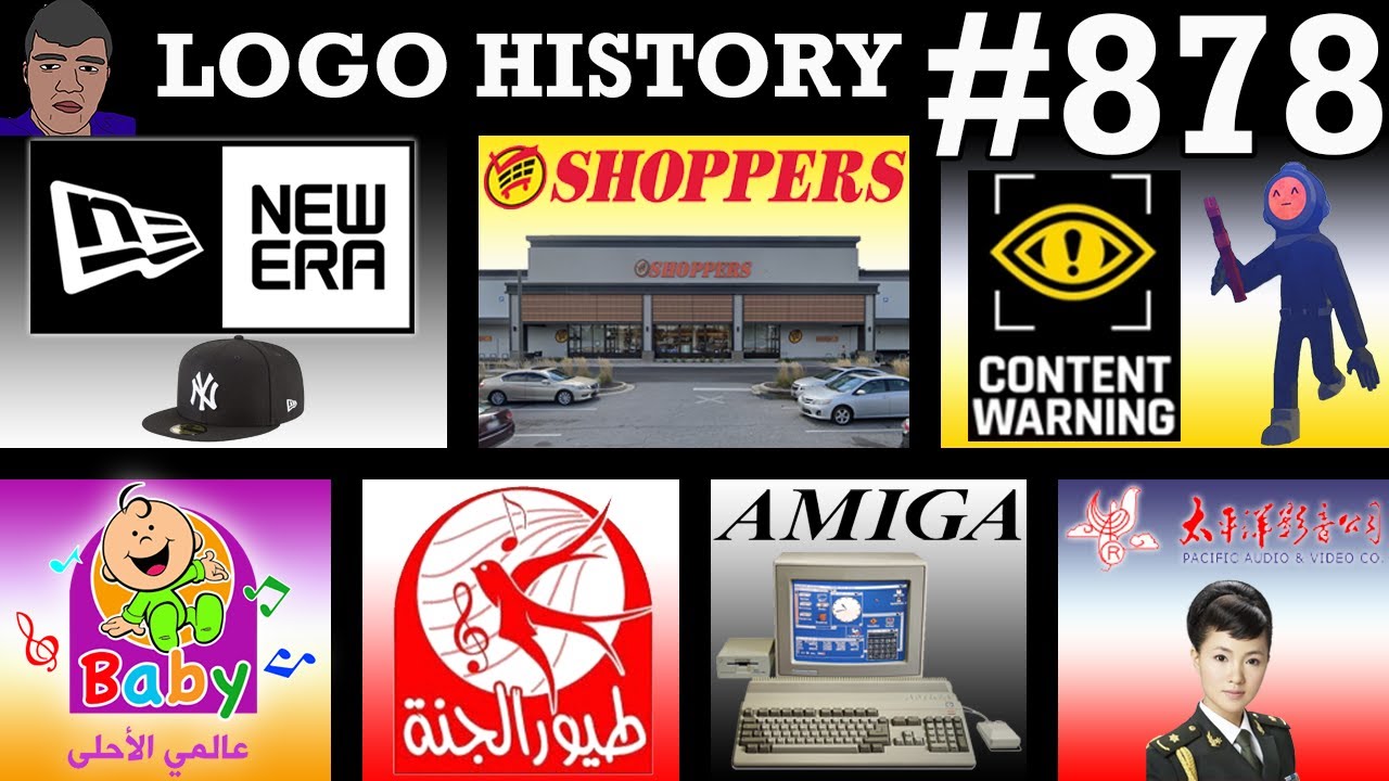 ИСТОРИЯ ЛОГОТИПА №878 — Amiga, New Era, Toyor Baby, Shoppers Food, Content Warning и многое друго...