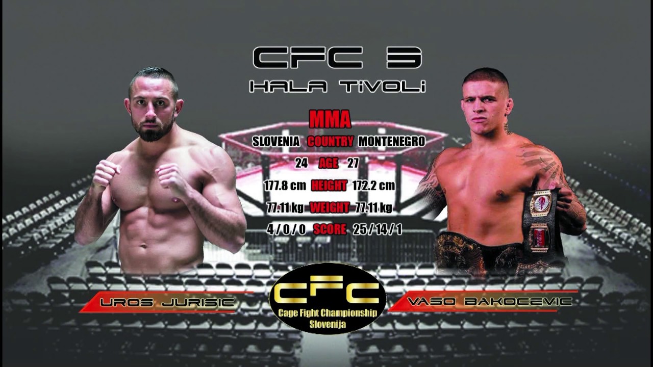 CFC 3 Uroš Jurišič SLO  vs  Vaso Bakočević Psychopath MNE