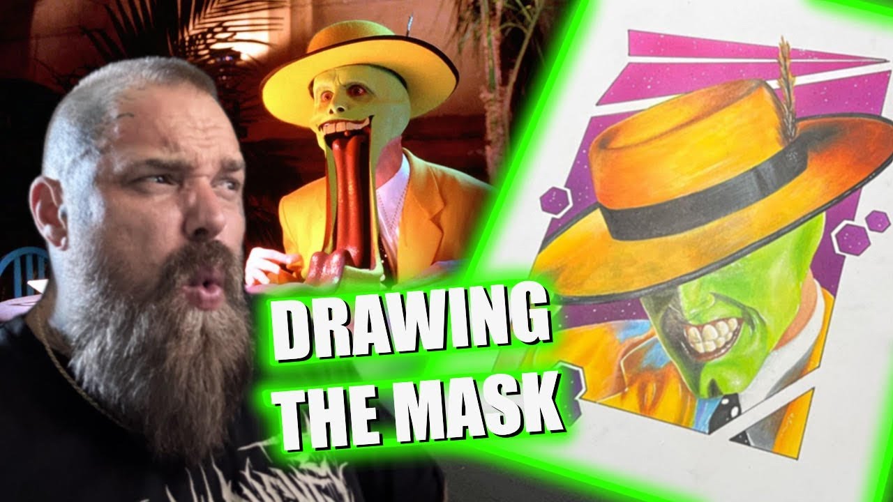 Chaos and Comedy in Drawing THE MASK | DrewDrawz