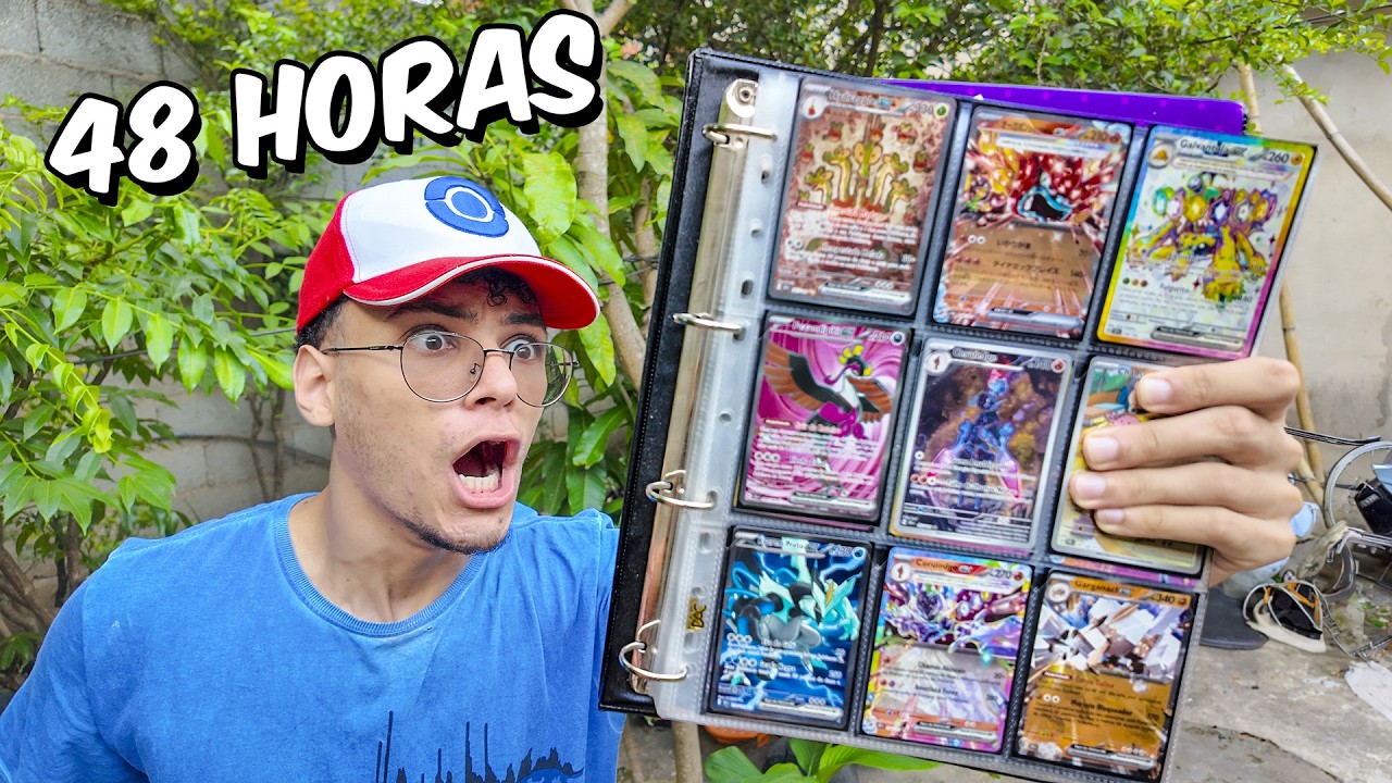 48 HORAS PARA TROCAR TODAS MINHAS CARTA POKEMON na LIGA FEST
