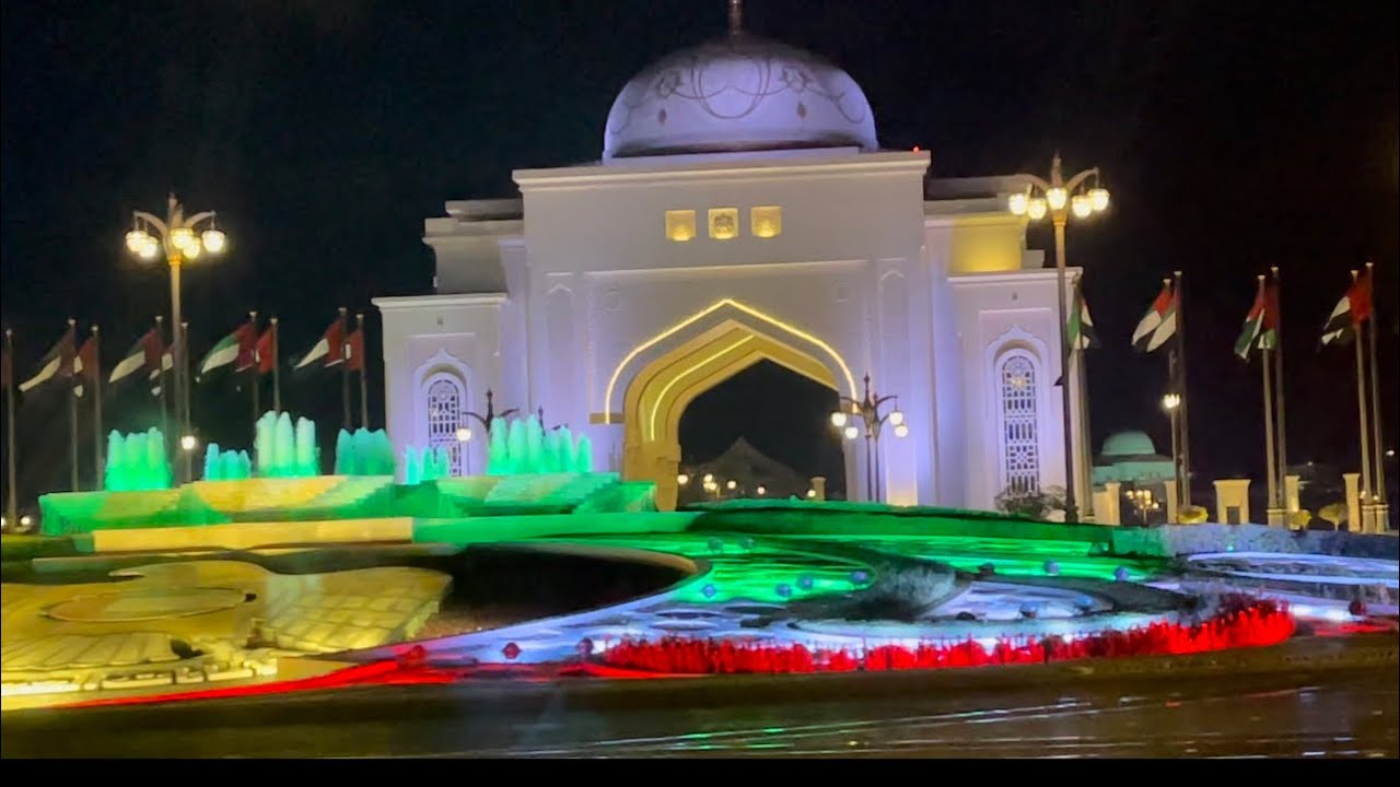 EID AL ADHA - ABU DHABI STREET  LIGHT PANELS AT CORNICHE            ABU DHABI UAE - 2021