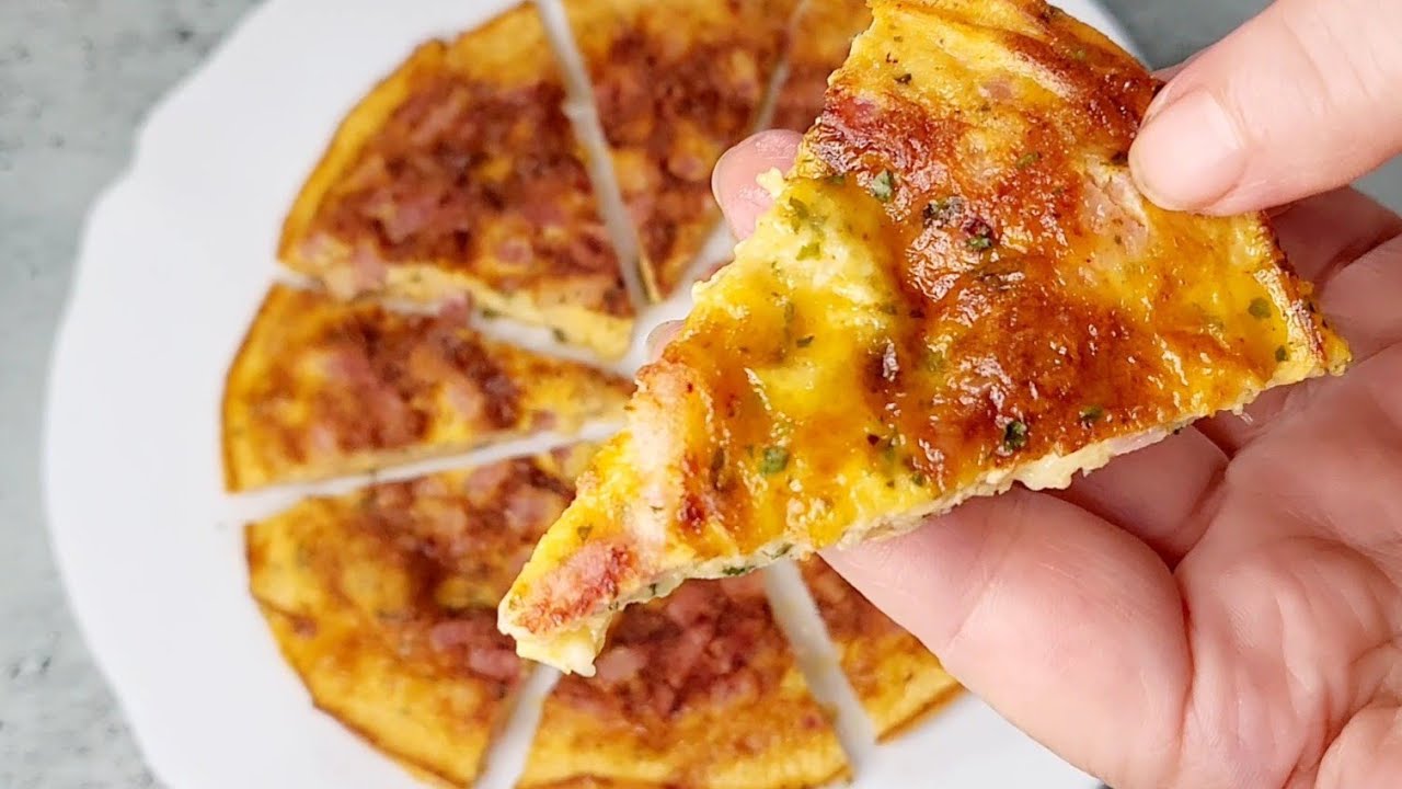 Mucho Más Rica y fácil que la Tortilla de Papas, cena Improvisada en 5 minutos, ingredientes simples