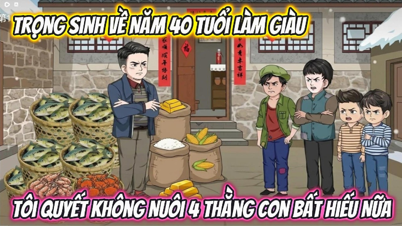 Trọng Sinh Về Năm 40 Tuổi Làm Giàu, Tôi Quyết Không Nuôi 4 Thằng Con Bất Hiếu Nữa