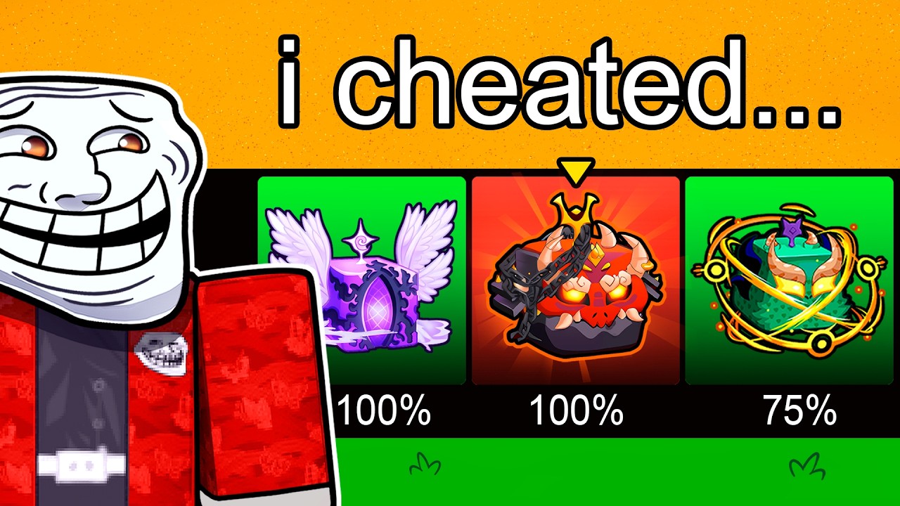 Я сжульничал в гонке администраторов в Blox Fruits Gacha...