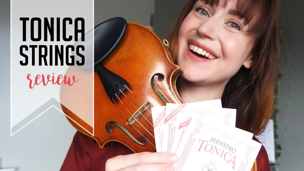 New violin strings: Pirastro Tonica // thoughts on low tension strings & playing some songs