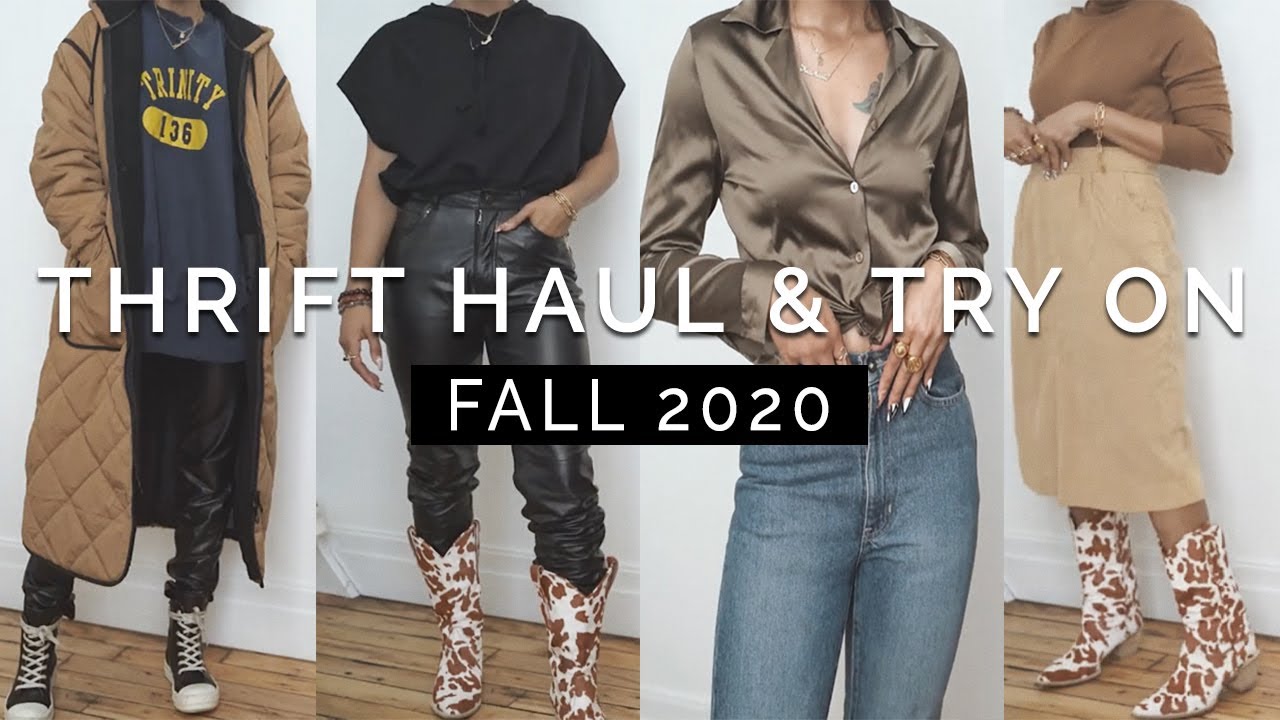 Fall Thrift Haul & Try On 2020