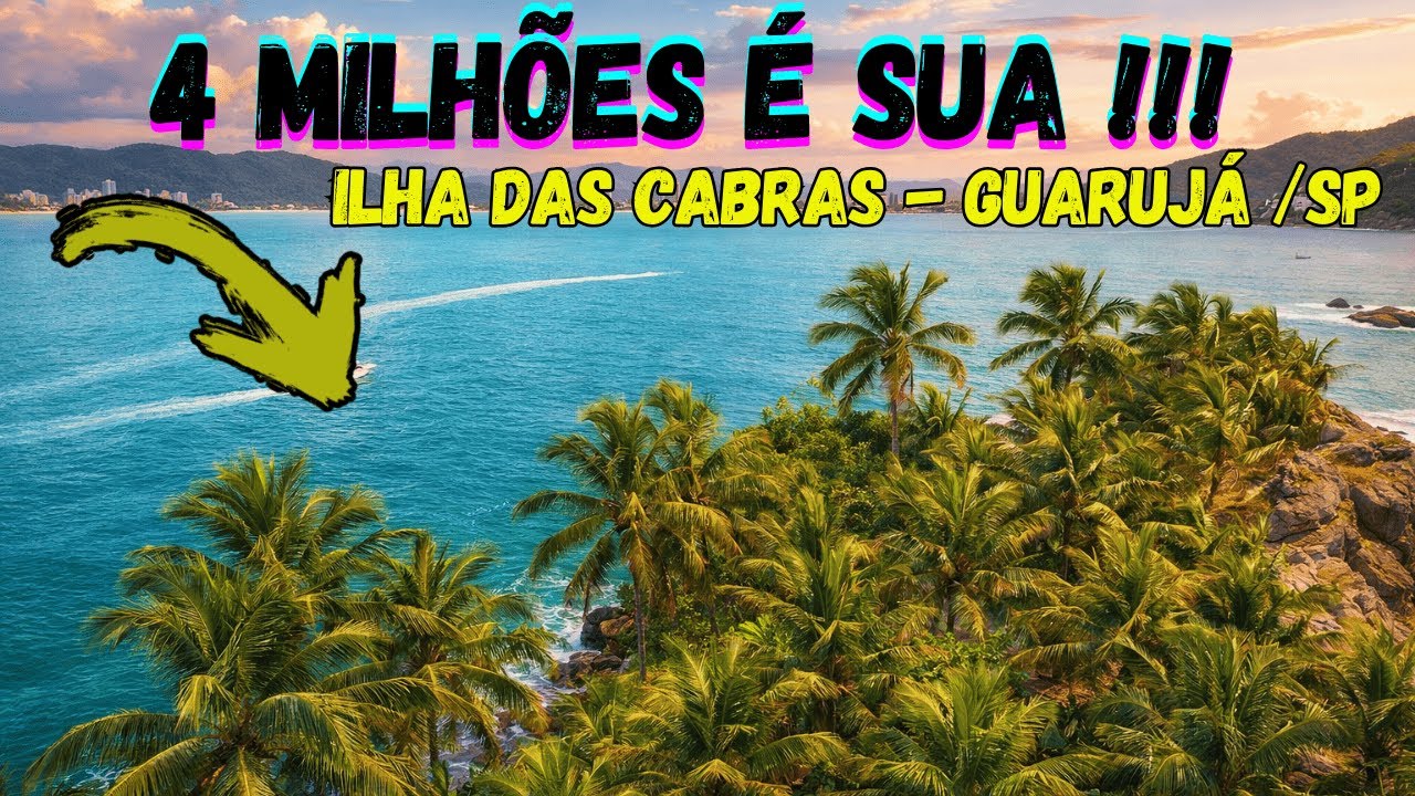 Está ILHA NO GUARUJÁ esta sendo vendida POR 4 MILHÕES, tem coragem?