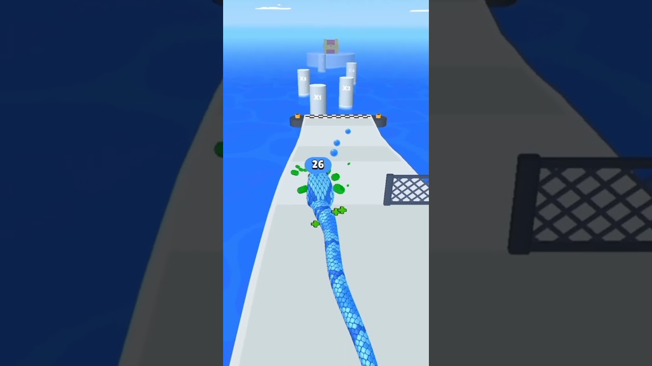 Snake Run Race 🐍 GAME #games2023 #gameplay #androidgames #shorts