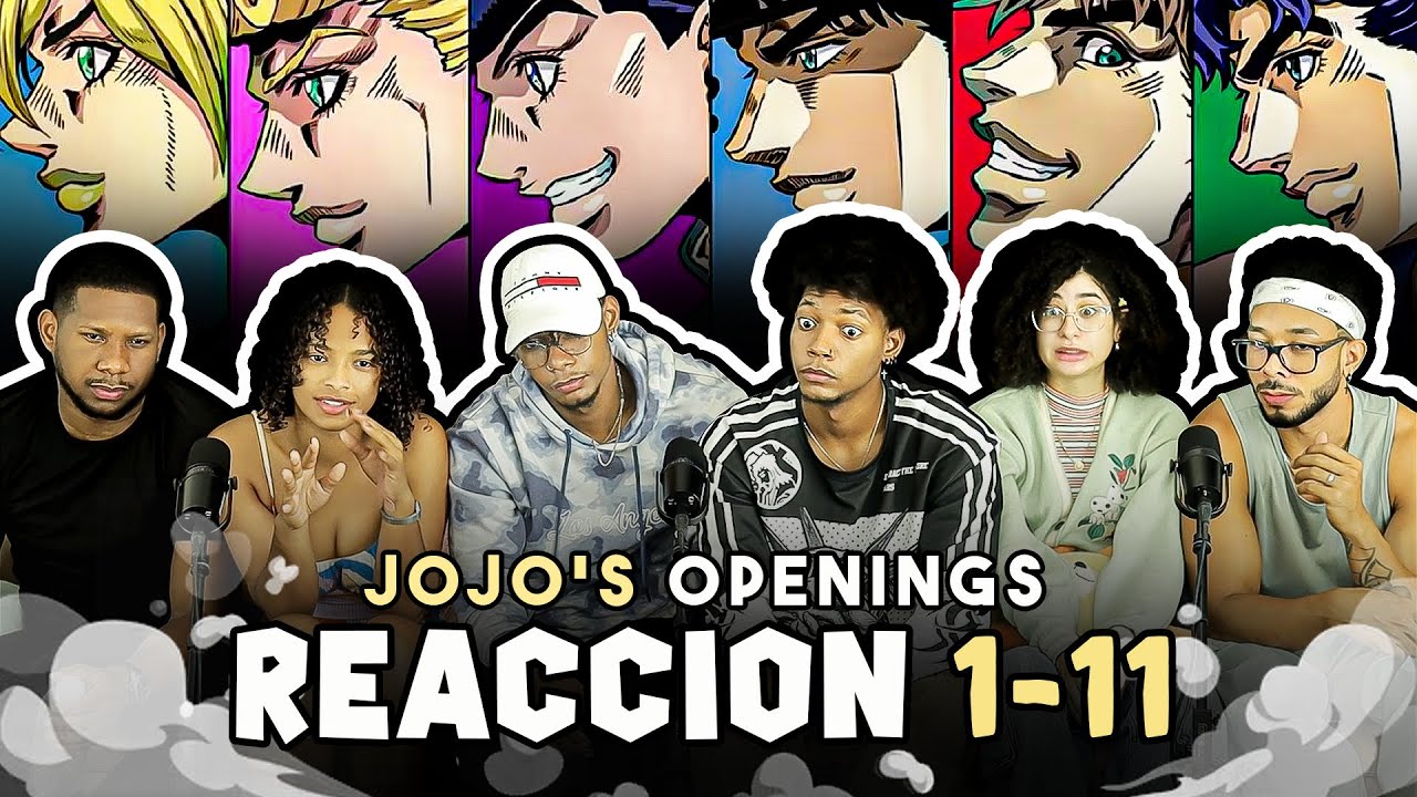 JoJo's Bizarre Adventure "TODOS LOS OPENINGS" 1-11 | Reacción