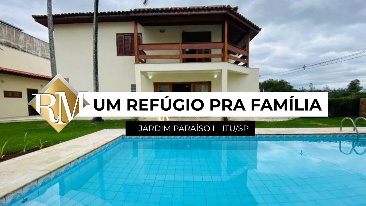 Tour Virtual: Maravilhosa casa no Jardim Paraíso I em Itu/SP