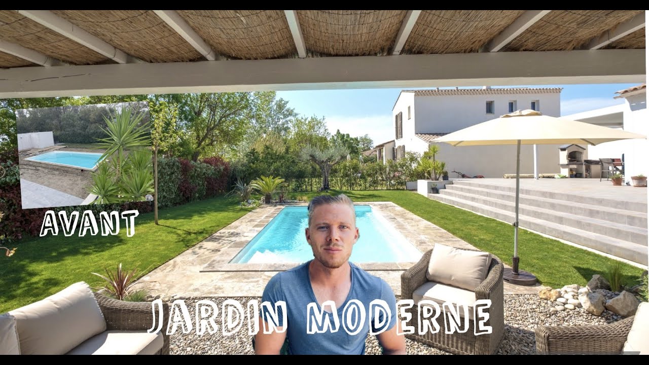 Je transforme un jardin en un endroit design et moderne !!!! 🏊🏼‍♂️😎
