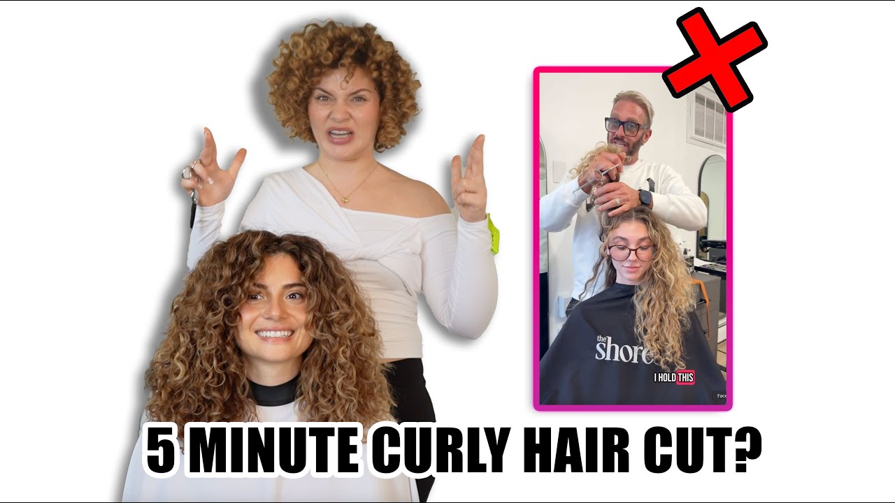 I TRIED THE QUICKEST CURLY HAIR CUT ON THE INTERNET... (reviewing the viral Wayne Tuggle cut)