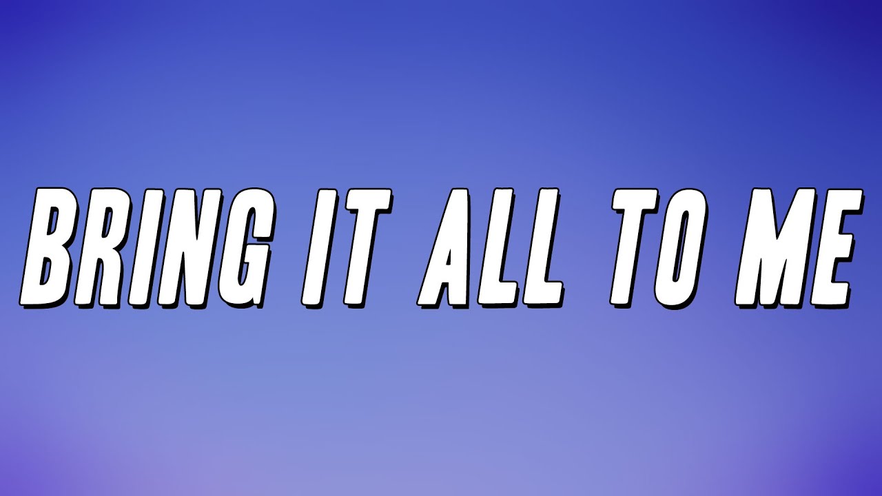 Blaque - Bring It All to Me ft. *NSYNC (Lyrics)