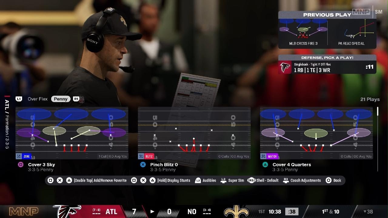 Madden NFL 26 FFY7 Falcons Saints Week 8 First Half