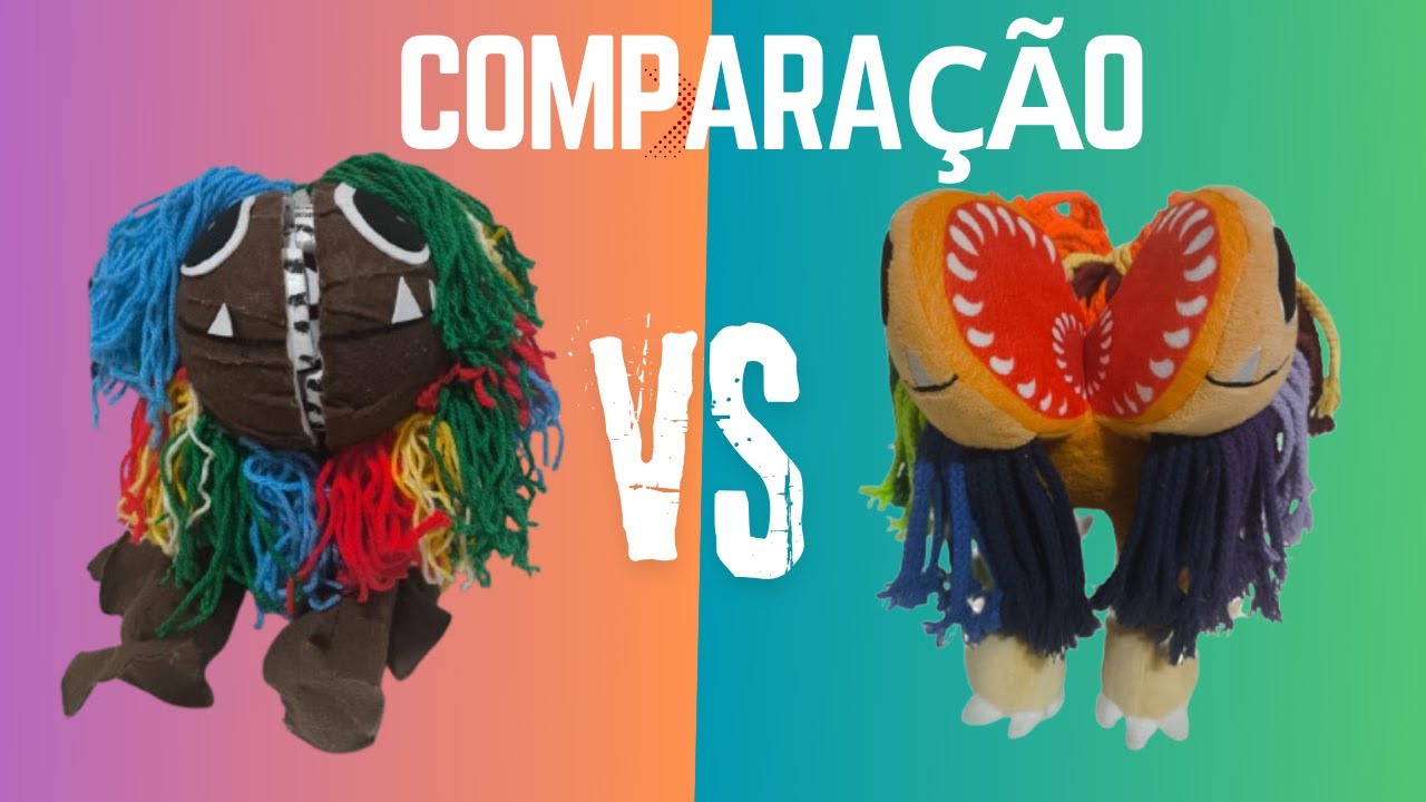 OOOOLLLAAAA gente HOJE eu fiz uma comparação com as minhas pelúcias do YARNABY.