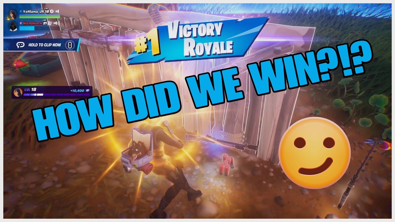 HOW DID WE WIN?!? | Fortnite PS5
