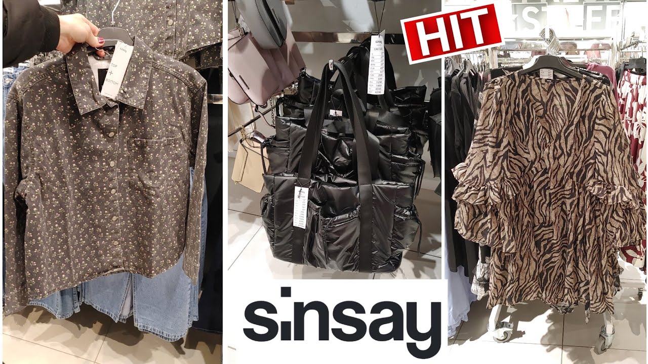 SINSAY💥Nowe Torebki😱Katana w kwiaty💥sukienka falbany💥Śliczne piżmaki i kapcie wiosenne