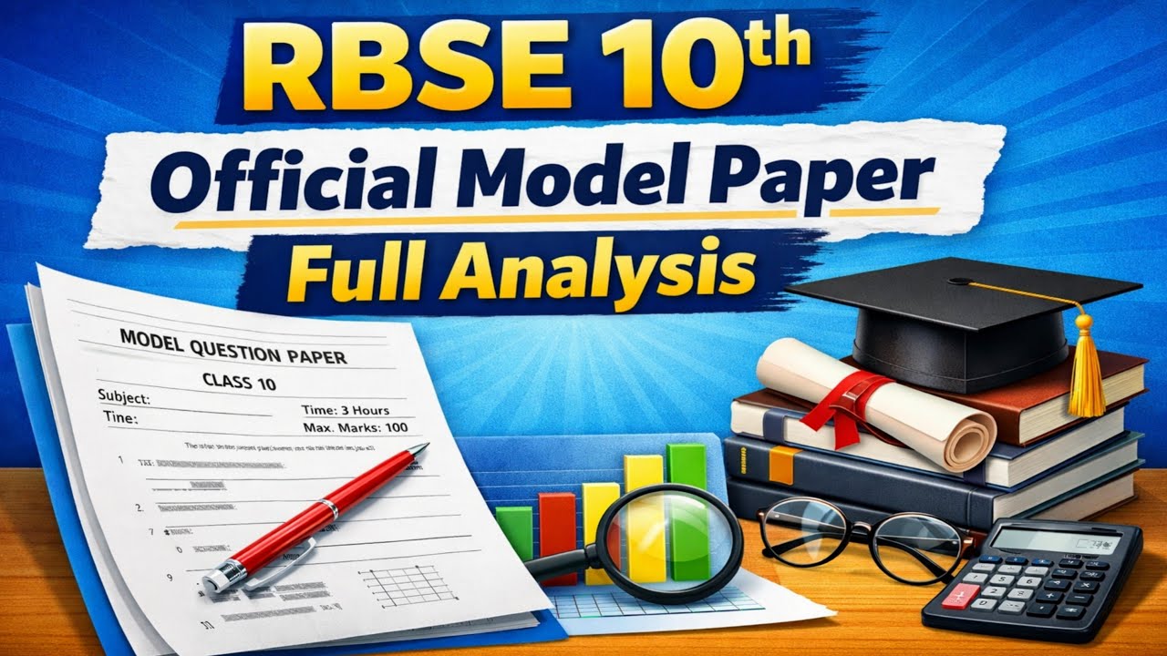 RBSE Class 10th Official Model Paper 2026 | Full Analysis & Solution | Board Exam Preparation