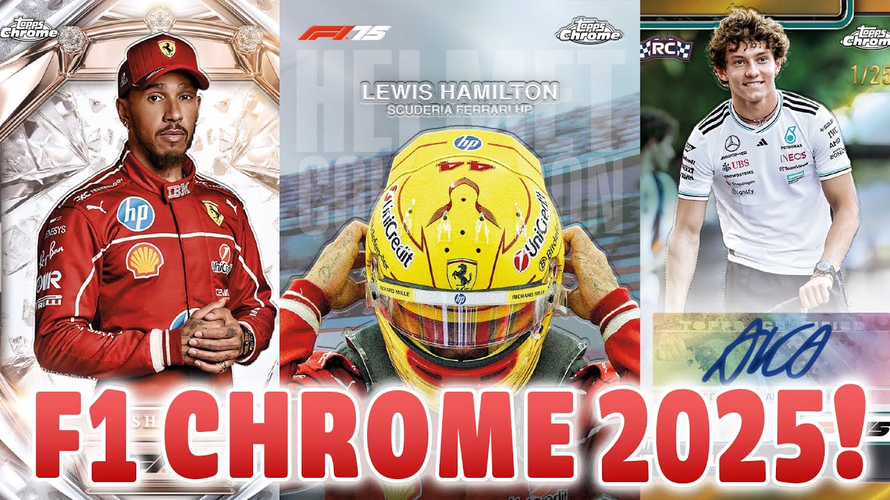 TOPPS CHROME F1 2025 УЖЕ ЗДЕСЬ! ПЕРВЫЙ ВЗГЛЯД
