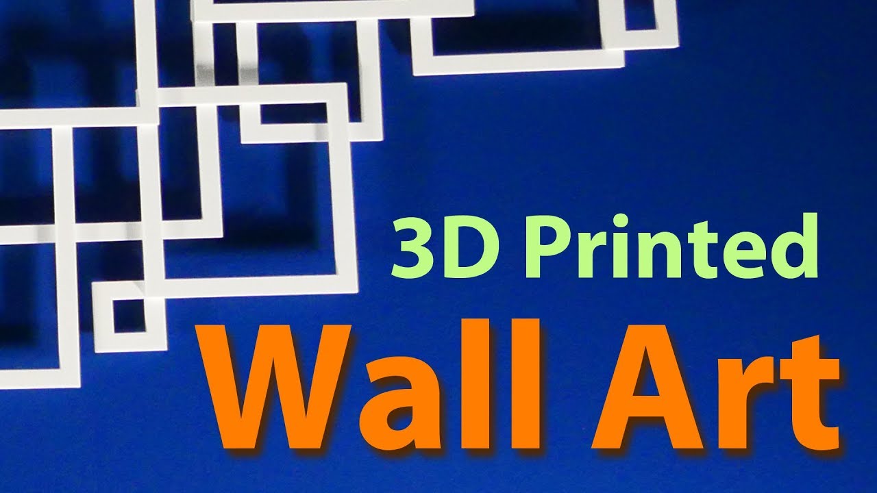 3D Printed Wall Art: A Blended Art Project