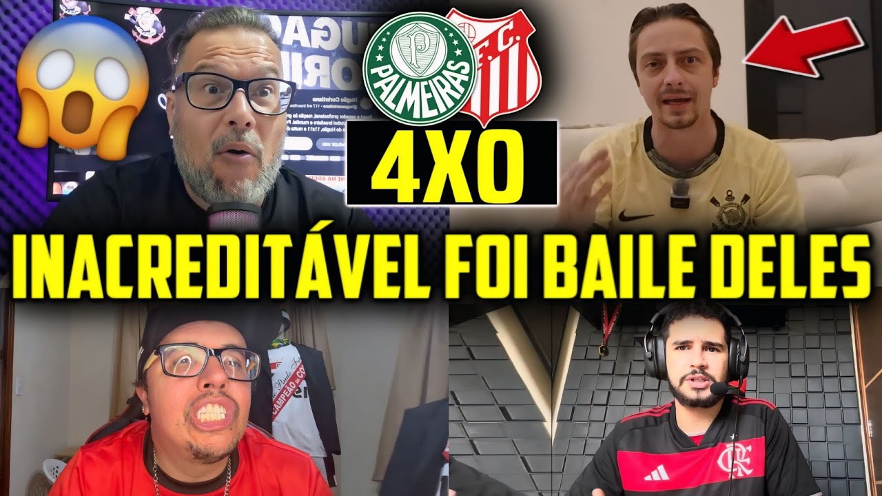 LET'S LAUGH?! REACTIONS FROM RIVALS AFTER PALMEIRAS BEAT CAPIVARIANO BY A LANDSLIDE! REACT PALMEI...