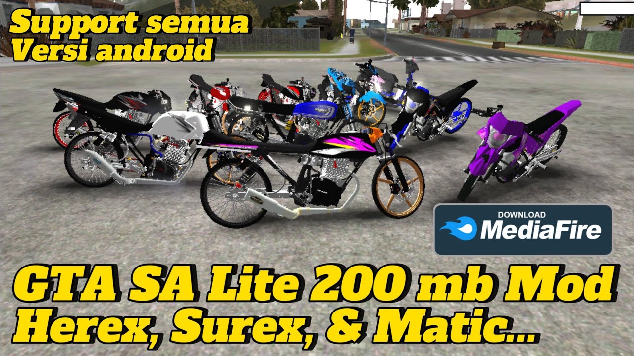 GTA SA Lite 200 mb Mod Herex, Surex, and Matic 2025