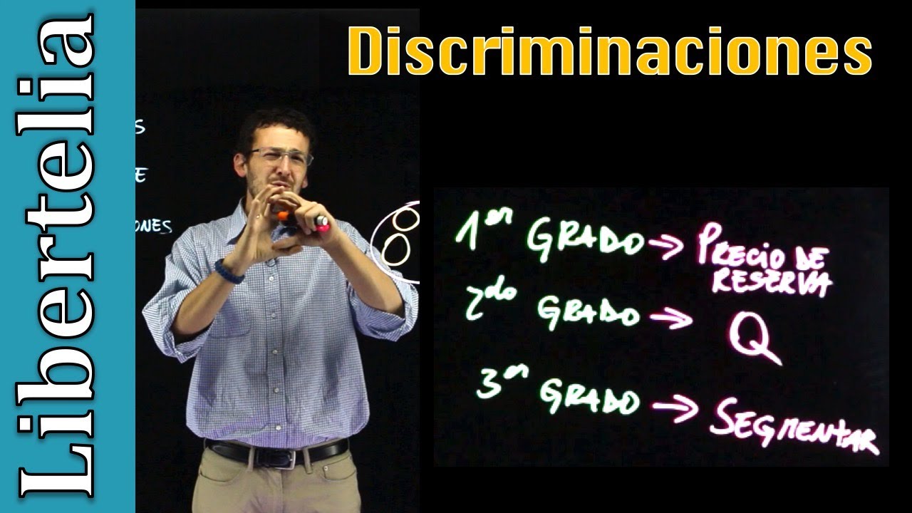 Diferencias de las discriminaciones de precio | Captura del excedente | Microeconomía | Libertelia