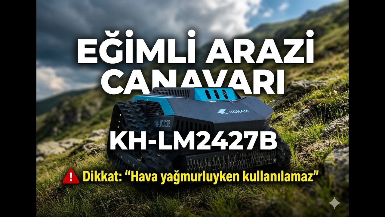 KOHAM KH-LM2427B PALETLİ ÇALI VE YABANİ OT BİÇME MAKİNESİ