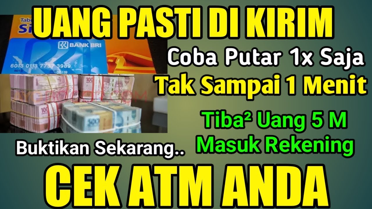 KUN FAYAKUN ✅ ATAS IZIN ALLAH SWT UANG MASUK ATM LANGSUNG CEK ATM ANDA