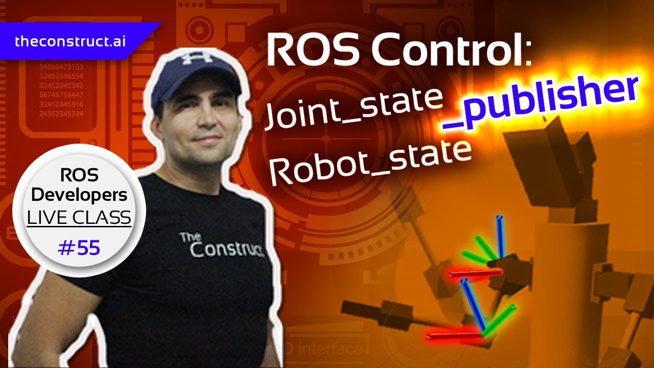 ROS Developers LIVE-Class #55: Robot State Publisher vs Joint State Publisher