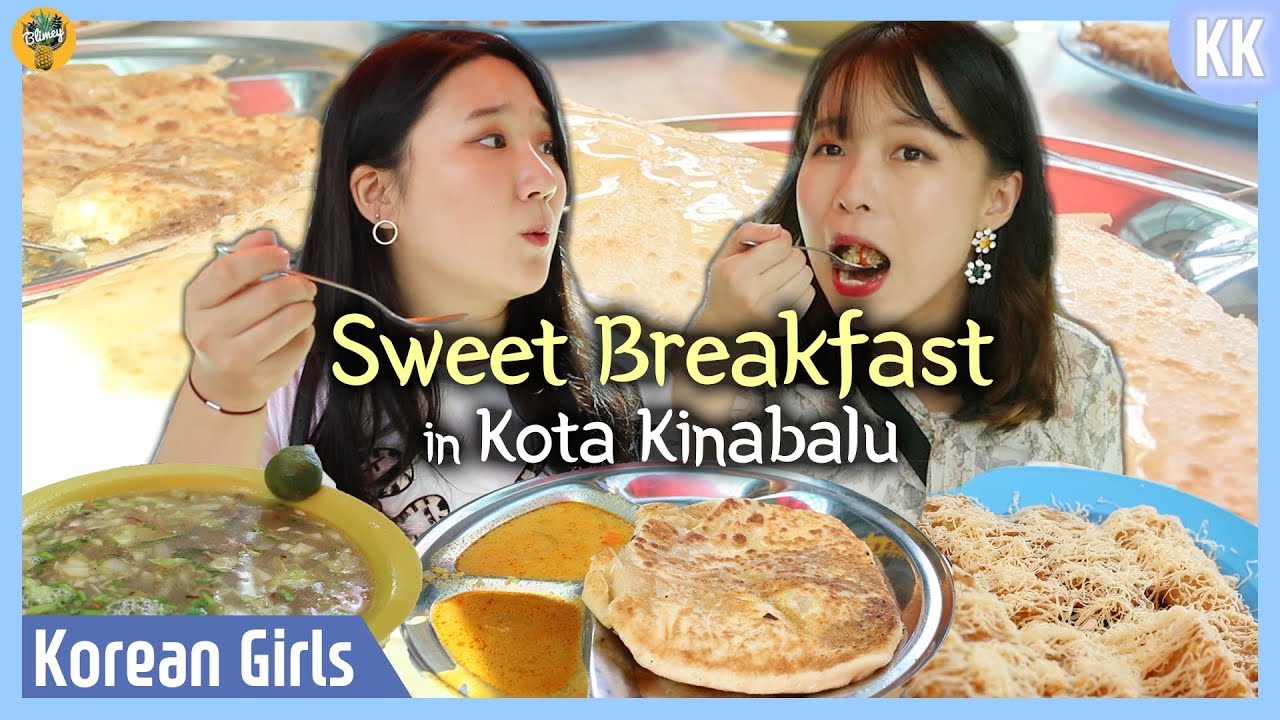 Korean Girls' Sweet Breakfast in Kota Kinabalu!｜ Blimey in KK ep.1