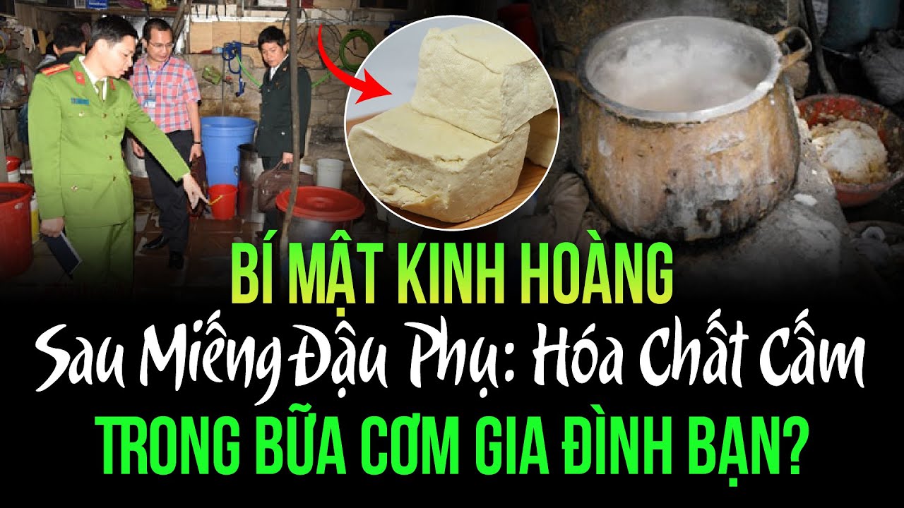 Bí Mật Kinh Hoàng Sau Miếng Đậu Phụ: Hóa Chất Cấm Trong Bữa Cơm Gia Đình Bạn?