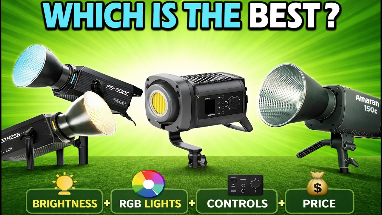 TOP 5 Best Video Lights 2026 - Bright & Professional Lighting