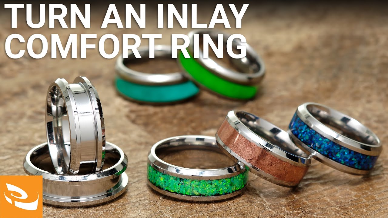 Изготовление сердечника кольца Comfort Ring с инкрустацией Artisan