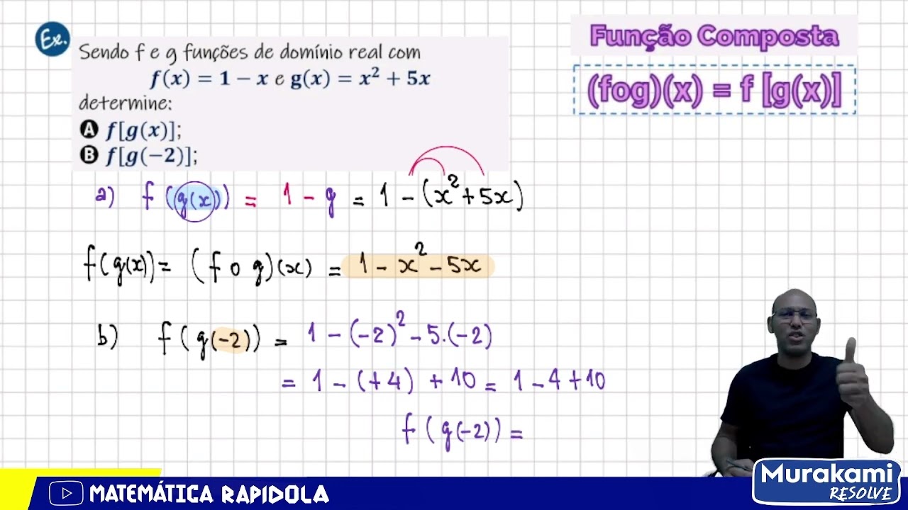 🚨🚨 FÁCIL e RÁPIDO | FUNÇÃO COMPOSTA # 13