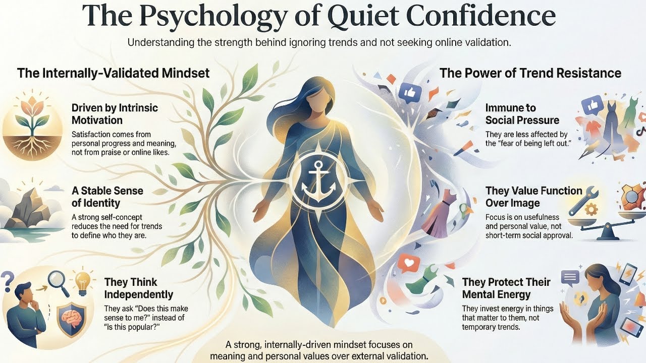 Psychology of Quiet Confidence | 7 Signs High Value Personality 