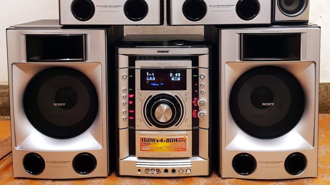 SONY MHC-GNV111D KILLER BASS 5.1 HOME THEATRE SPEAKERS SUBWOOFER SYSTEM