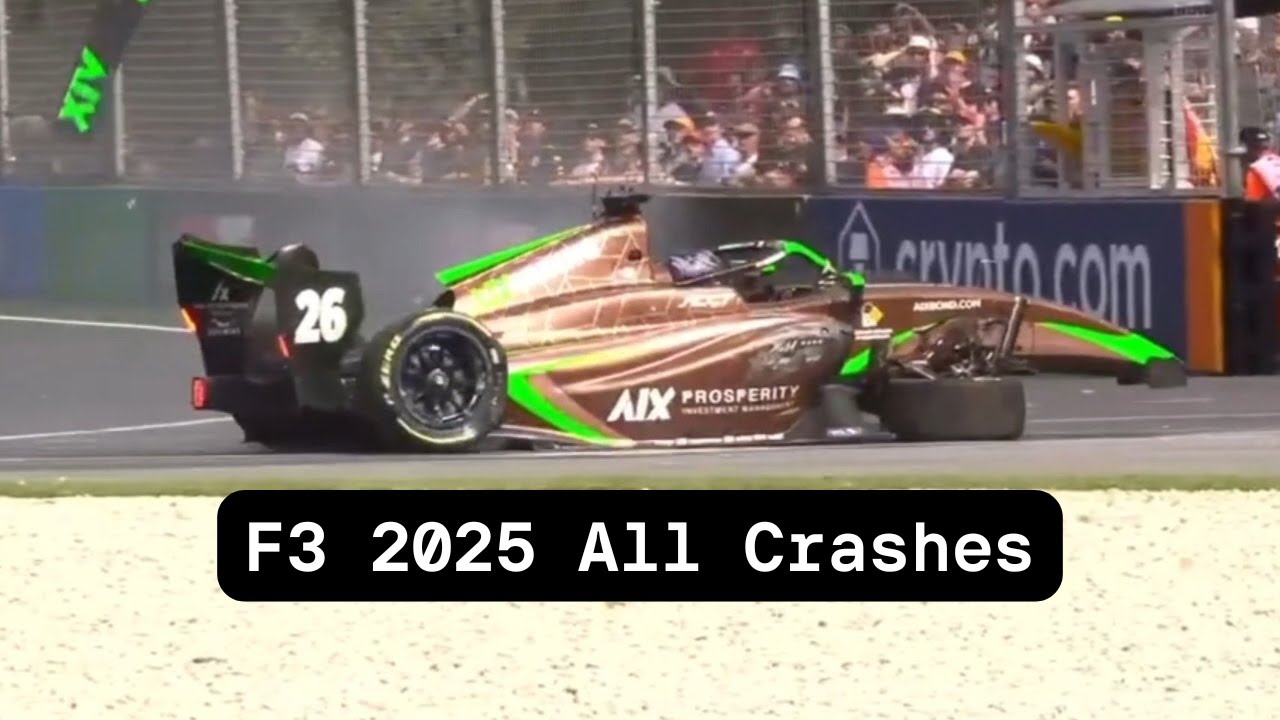 F3 2025 All Crashes