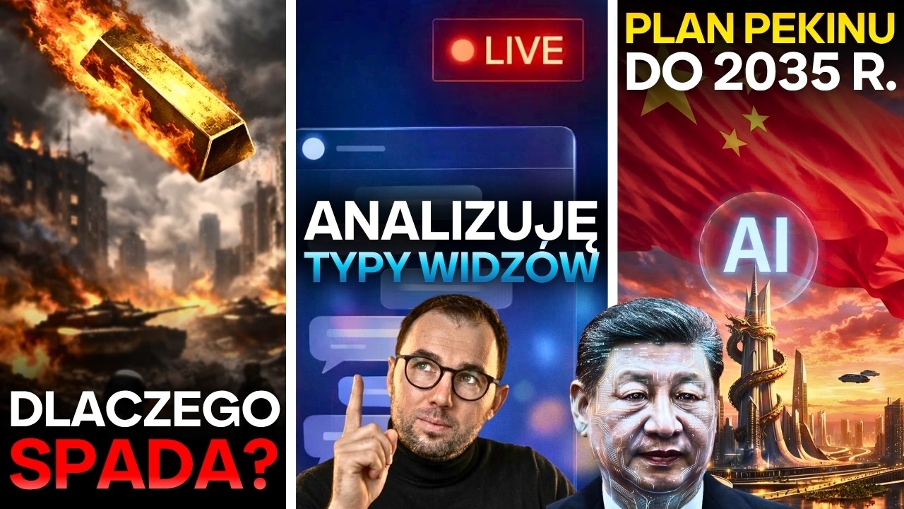 Największy KRACH od 43 lat! Dlaczego złoto spada najbardziej od 1982 r.?