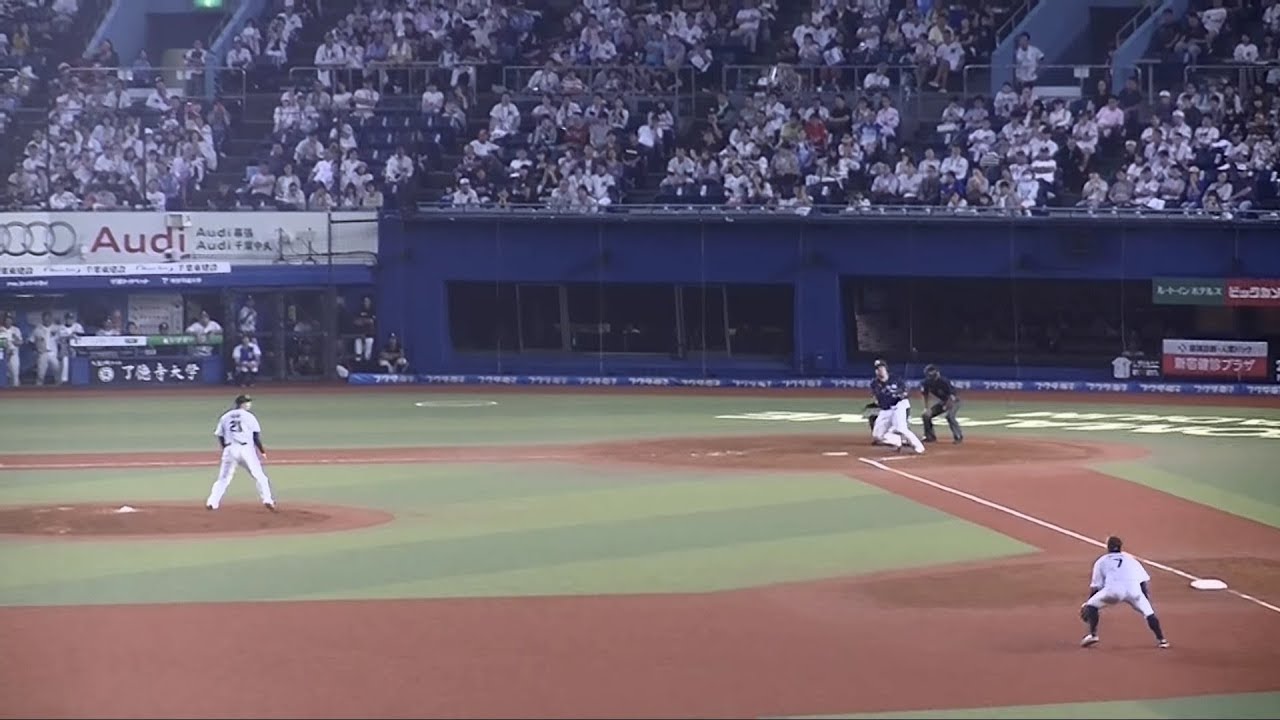 【起死回生!】山川穂高9回2アウトから値千金逆転スリーランホームラン! 優勝マジックを7に減らす一撃 狂喜乱舞の満員のビジター応援席 2018/9.22