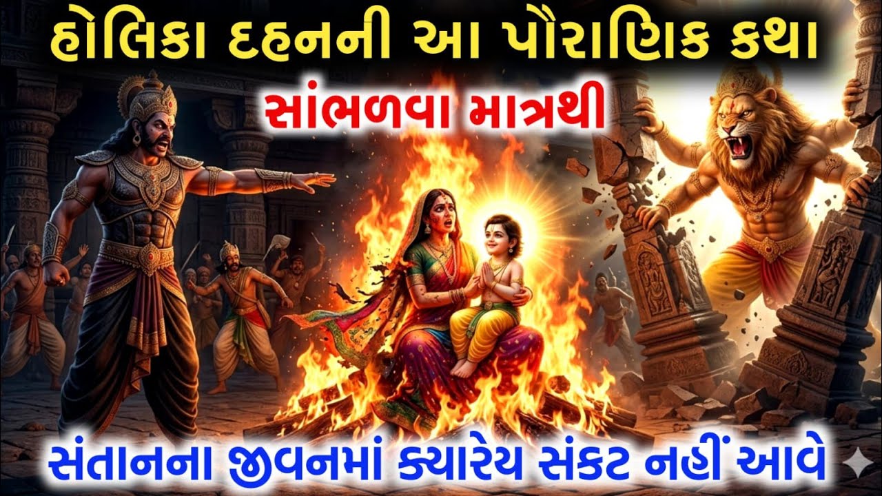 હિરણ્યકશ્યપનો અહંકાર અને પ્રહલાદની ભક્તિ: જાણો હોળી પાછળનું અસલ રહસ્ય! ✨Holika Dahan Special ​