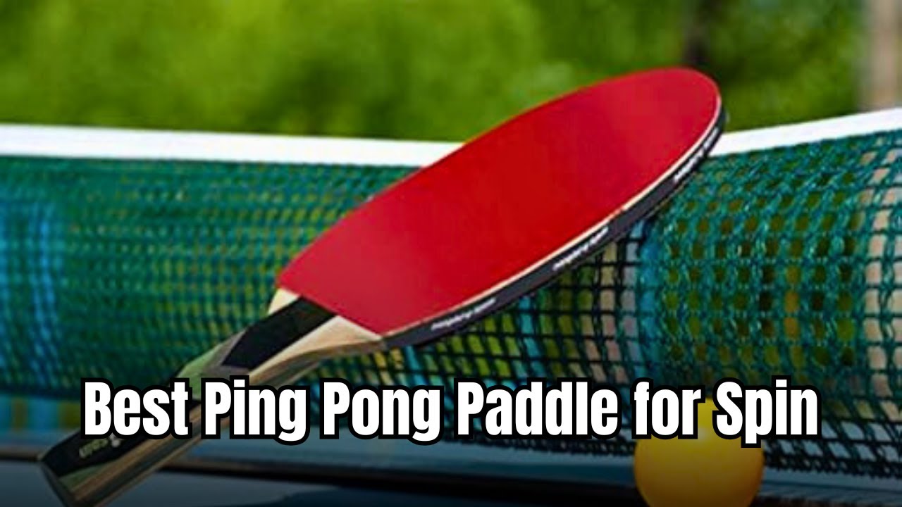 Best Ping Pong Paddle for Spin
