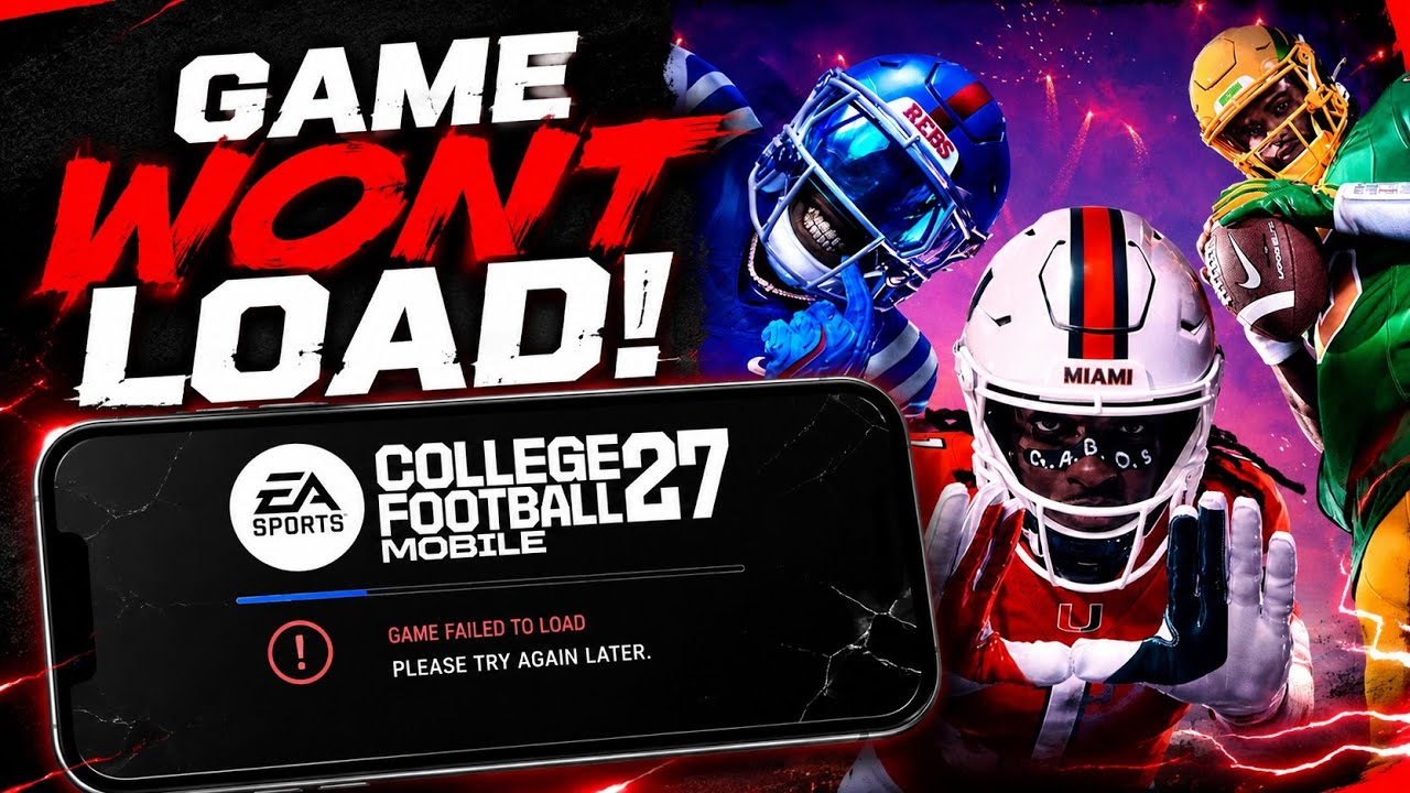 HOW TO FIX THE 69% LOADING GLITCH ON COLLEGE FOOTBALL MOBILE 27