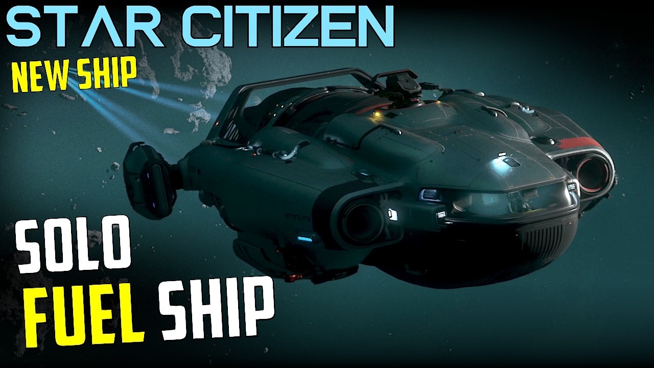 MISC Starlite - The NEW Refueling Ship + Refueling Missions - Star Citizen 4.8